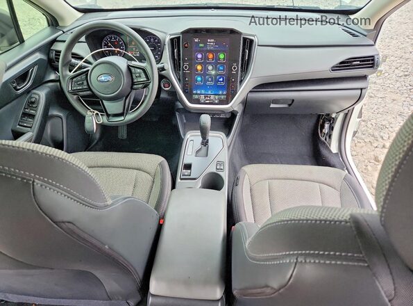 JF2GUADC2RH211648 2024 SUBARU CROSSTREK White წინა პანელის ხედი