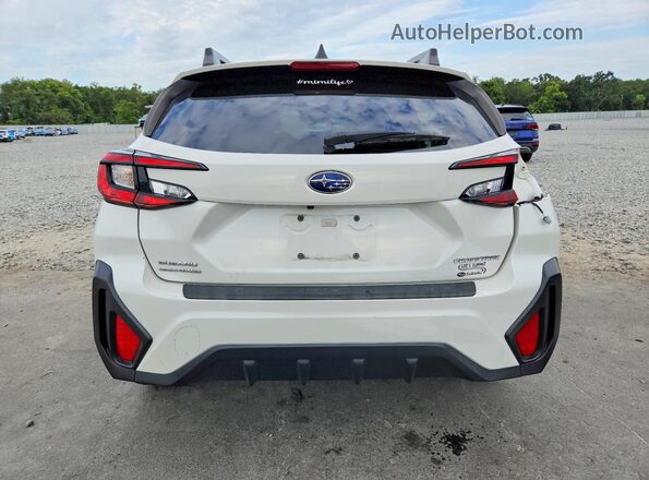 JF2GUADC2RH211648 2024 SUBARU CROSSTREK White უკანა ხედი