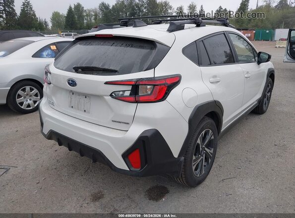 JF2GUADC2RH914148 2024 SUBARU CROSSTREK Белый Задняя правая четверть