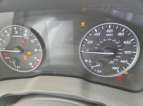 JF2GUADC3R8212033 2024 SUBARU CROSSTREK Gray ხელსაწყოთა პანელის ხედი