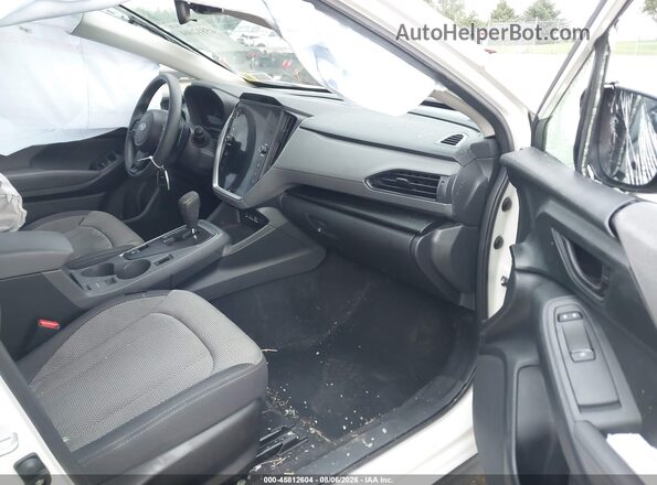 JF2GUADC3R8224909 2024 SUBARU CROSSTREK White წინა სალონის ხედი