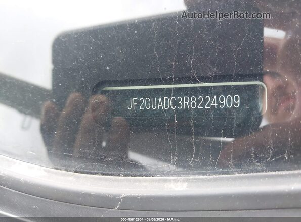 JF2GUADC3R8224909 2024 SUBARU CROSSTREK White ძრავის განყოფილების ხედი