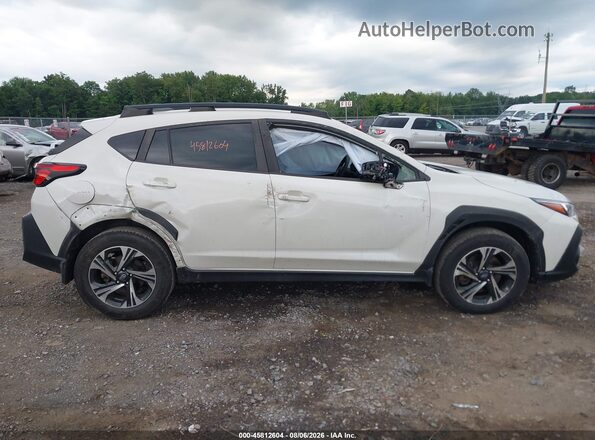 JF2GUADC3R8224909 2024 SUBARU CROSSTREK White უკანა სალონის ხედი