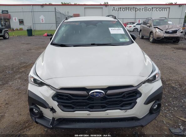 JF2GUADC3R8224909 2024 SUBARU CROSSTREK White ხელსაწყოთა პანელის ხედი