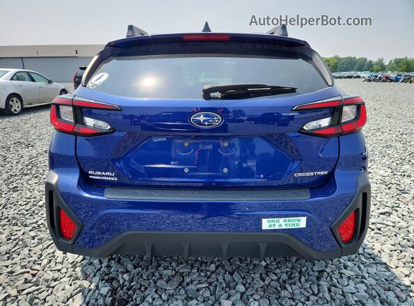 JF2GUADC3R8367309 2024 SUBARU CROSSTREK Blue Vista trasera
