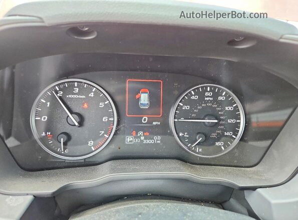 JF2GUADC3RH898848 2024 SUBARU CROSSTREK Orange Вид щитка приладів