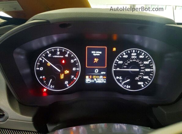 JF2GUADC4R8245056 2024 SUBARU CROSSTREK Silver Widok zestawu wskaźników
