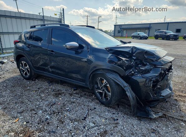 JF2GUADC4R8369103 2024 SUBARU CROSSTREK Black Առջևի աջ