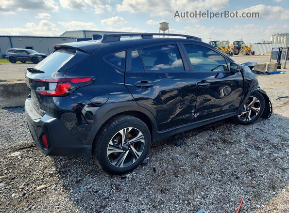 JF2GUADC4R8369103 2024 SUBARU CROSSTREK Black Հետևի աջ