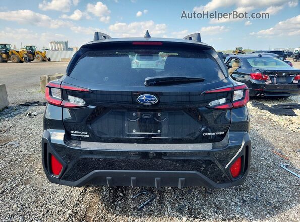 JF2GUADC4R8369103 2024 SUBARU CROSSTREK Black Հետևի տեսք