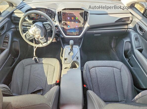 JF2GUADC4R8369103 2024 SUBARU CROSSTREK Black Առջևի վահանակի տեսք