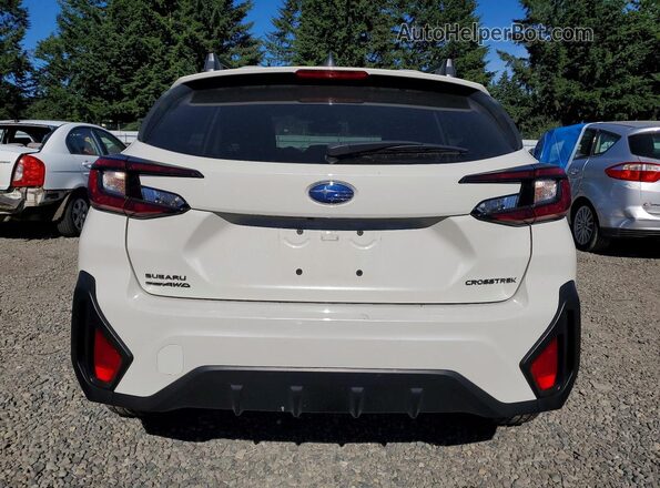 JF2GUADC4R8859864 2024 SUBARU CROSSTREK White Вид ззаду