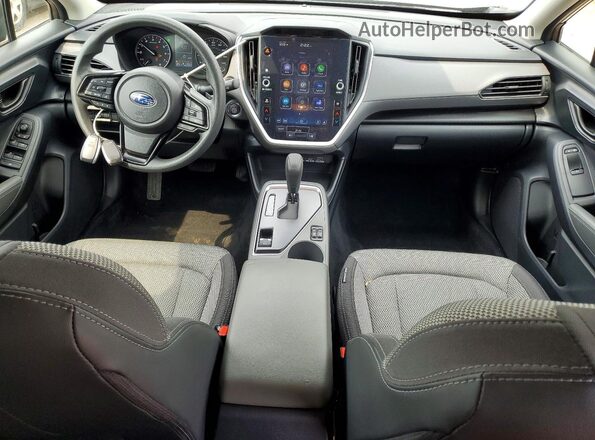 JF2GUADC4R8880701 2024 SUBARU CROSSTREK Charcoal Dashboard view