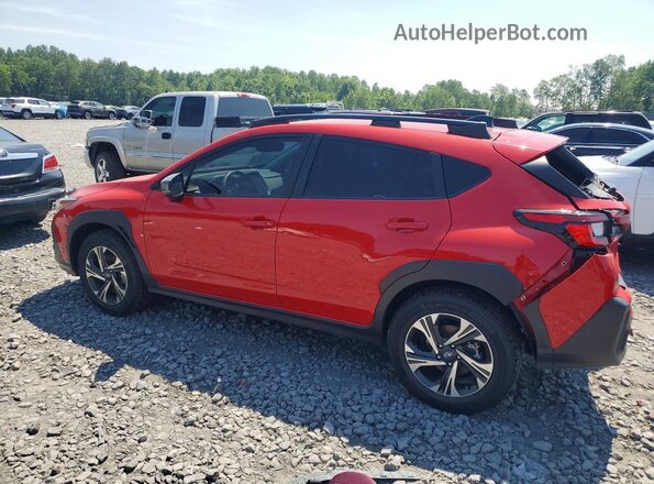 JF2GUADC4RH222179 2024 SUBARU CROSSTREK Red უკანა მარცხენა