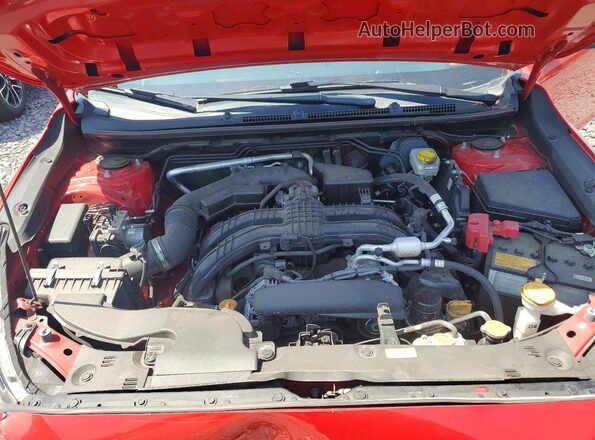JF2GUADC4RH222179 2024 SUBARU CROSSTREK Red ძრავის განყოფილების ხედი