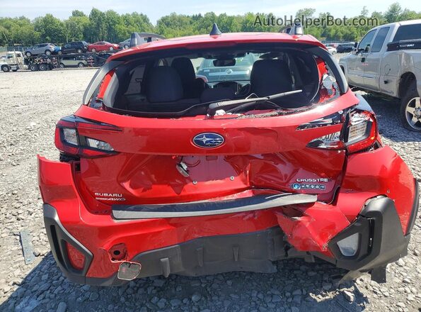 JF2GUADC4RH222179 2024 SUBARU CROSSTREK Red უკანა ხედი
