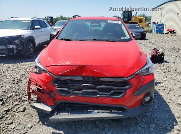 JF2GUADC4RH222179 2024 SUBARU CROSSTREK Red წინა ხედი