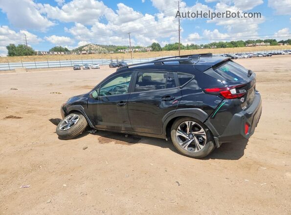 JF2GUADC4RH380294 2024 SUBARU CROSSTREK Black Հետևի ձախ
