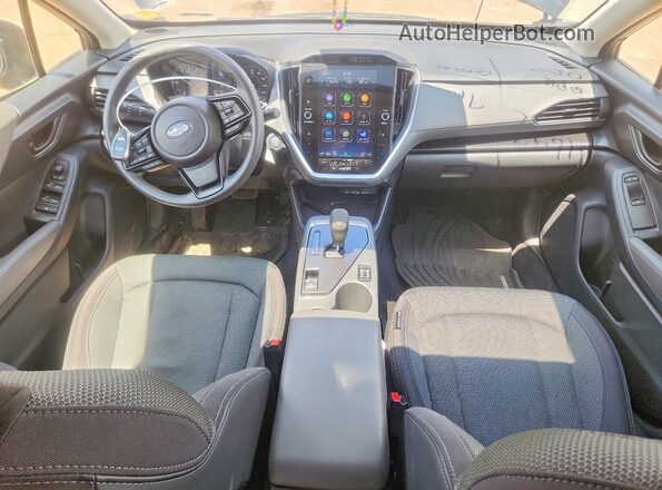 JF2GUADC4RH380294 2024 SUBARU CROSSTREK Black Առջևի վահանակի տեսք