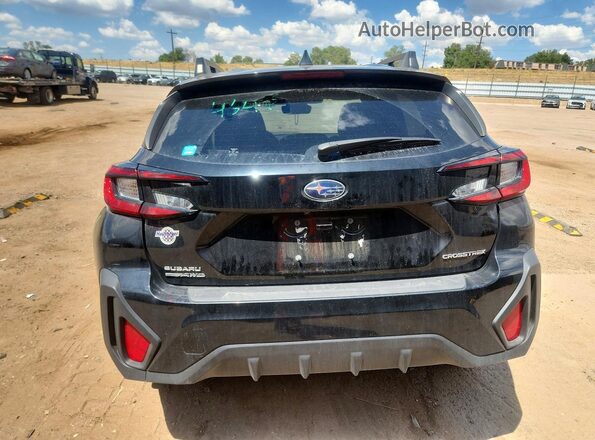JF2GUADC4RH380294 2024 SUBARU CROSSTREK Black Հետևի տեսք
