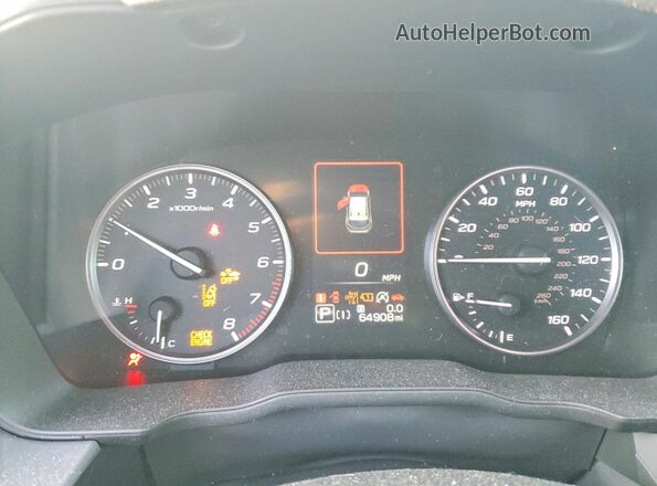 JF2GUADC5R8207934 2024 SUBARU CROSSTREK Black Вид щитка приладів