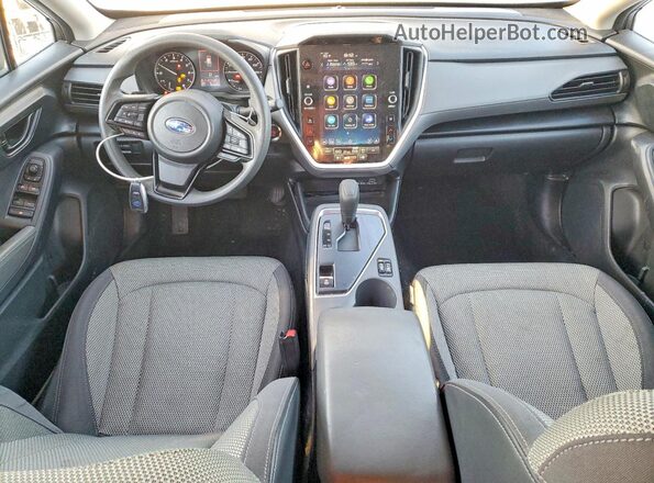 JF2GUADC5R8207934 2024 SUBARU CROSSTREK Black Вид панелі приладів
