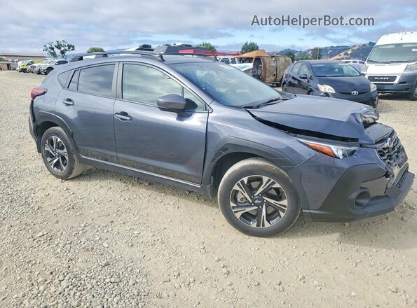 JF2GUADC5RH256339 2024 SUBARU CROSSTREK Серый Передняя правая четверть