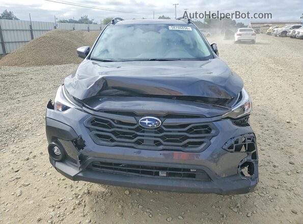 JF2GUADC5RH256339 2024 SUBARU CROSSTREK Серый Вид спереди
