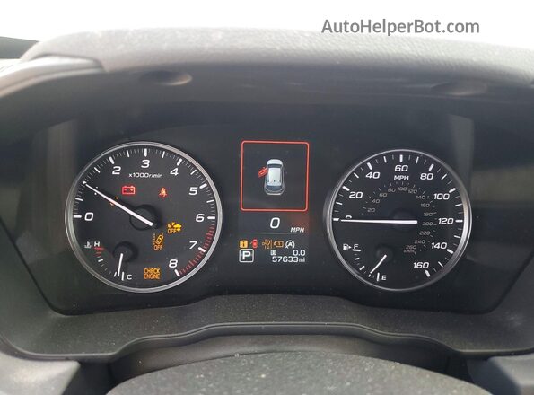 JF2GUADC5RH256339 2024 SUBARU CROSSTREK Серый Вид щитка приборов
