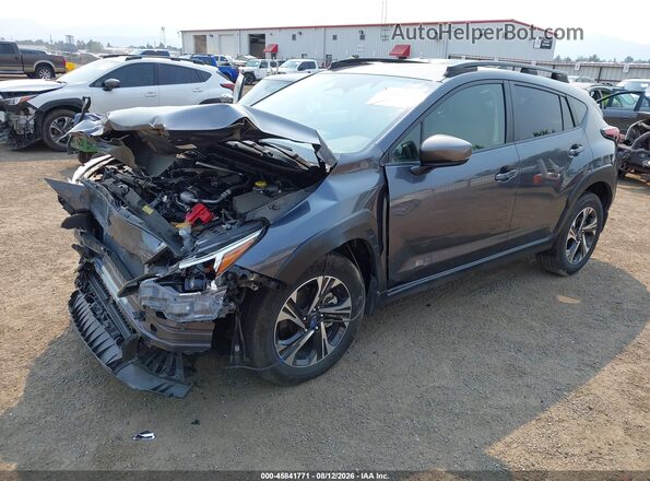 JF2GUADC6R8255927 2024 SUBARU CROSSTREK Серый Передняя левая четверть