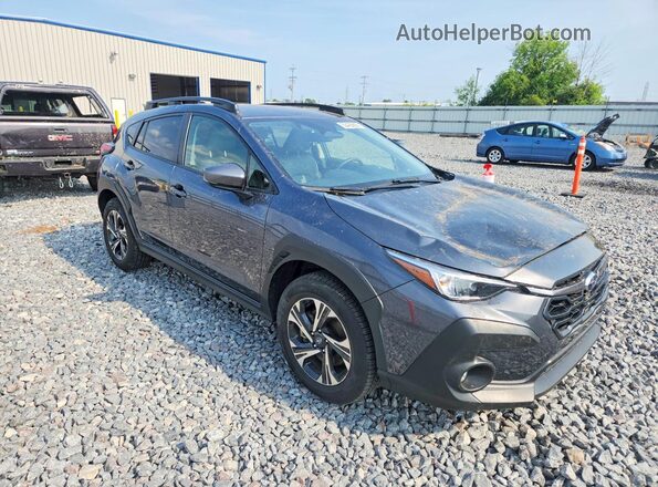 JF2GUADC6RH202161 2024 SUBARU CROSSTREK Gray Delantero derecho