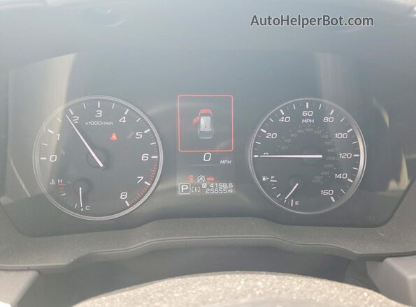 JF2GUADC6RH346728 2024 SUBARU CROSSTREK Серебряный Вид щитка приборов