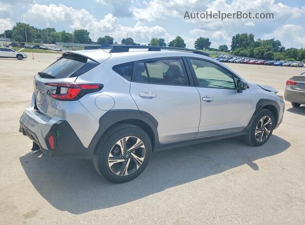 JF2GUADC6RH346728 2024 SUBARU CROSSTREK Серебряный Задняя правая четверть
