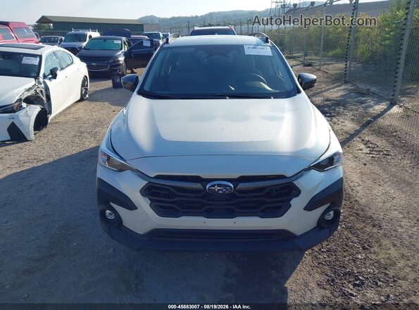 JF2GUADC7R8235007 2024 SUBARU CROSSTREK White ხელსაწყოთა პანელის ხედი