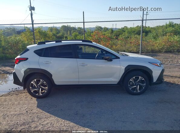 JF2GUADC7R8235007 2024 SUBARU CROSSTREK White უკანა სალონის ხედი
