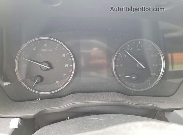 JF2GUADC7R8866436 2024 SUBARU CROSSTREK Silver ხელსაწყოთა პანელის ხედი