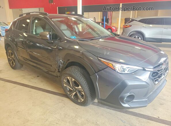 JF2GUADC7RH216490 2024 SUBARU CROSSTREK Gray Передня права чверть