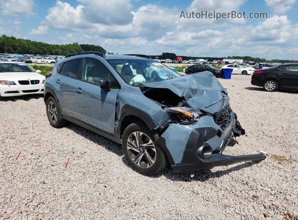 JF2GUADC7RH338895 2024 SUBARU CROSSTREK Синий Передняя правая четверть