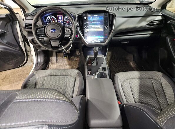 JF2GUADC8R8247988 2024 SUBARU CROSSTREK White Dashboard view