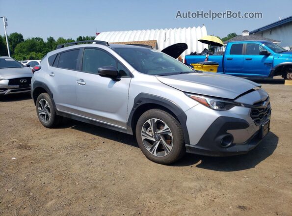 JF2GUADC8R8342549 2024 SUBARU CROSSTREK Silver Delantero derecho