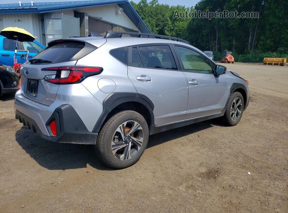 JF2GUADC8R8342549 2024 SUBARU CROSSTREK Silver Trasero derecho