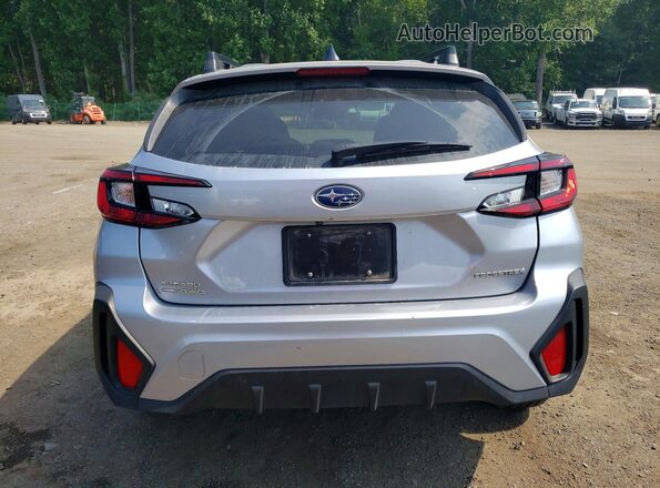 JF2GUADC8R8342549 2024 SUBARU CROSSTREK Silver Vista trasera