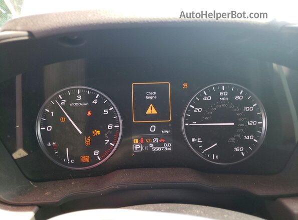 JF2GUADC8R8342549 2024 SUBARU CROSSTREK Silver Vista del cuadro de instrumentos