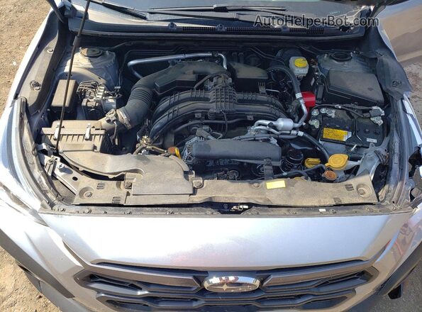 JF2GUADC8R8342549 2024 SUBARU CROSSTREK Silver Vista del compartimento del motor