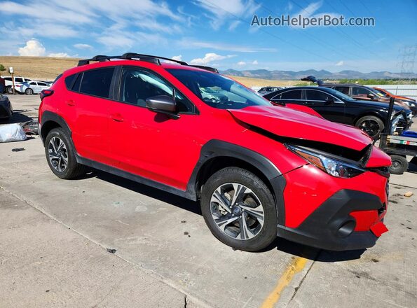 JF2GUADC8R8398782 2024 SUBARU CROSSTREK Red Delantero derecho