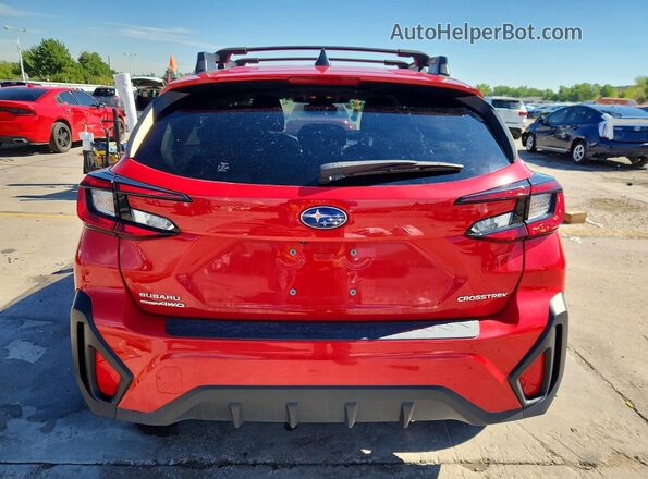 JF2GUADC8R8398782 2024 SUBARU CROSSTREK Red Vista trasera
