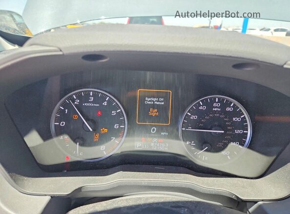 JF2GUADC8R8857602 2024 SUBARU CROSSTREK Gray Սարքավորումների վահանակի տեսք