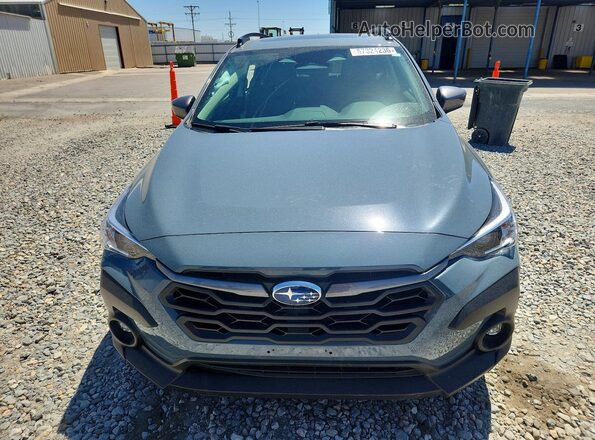 JF2GUADC8R8857602 2024 SUBARU CROSSTREK Gray Դիմացի տեսք