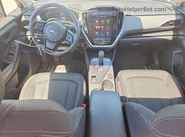 JF2GUADC8R8857602 2024 SUBARU CROSSTREK Gray Առջևի վահանակի տեսք