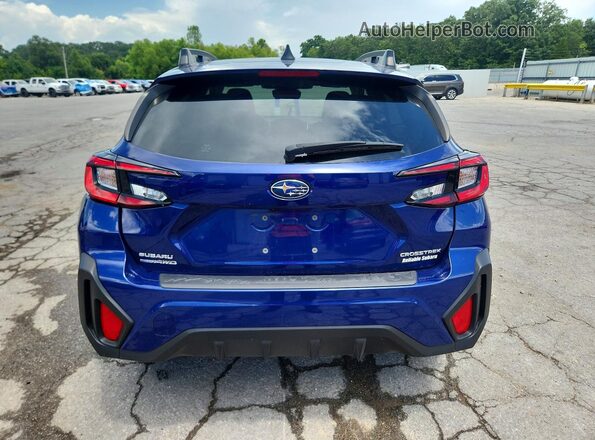 JF2GUADC8R8902439 2024 SUBARU CROSSTREK Blue უკანა ხედი